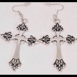 🌾Cross Metal  Earrings/earrings